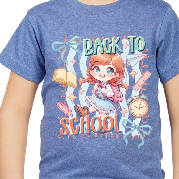 Princess Ana Frozen Back to school Graphic T-shirt for Kids - Picture 3 of 5